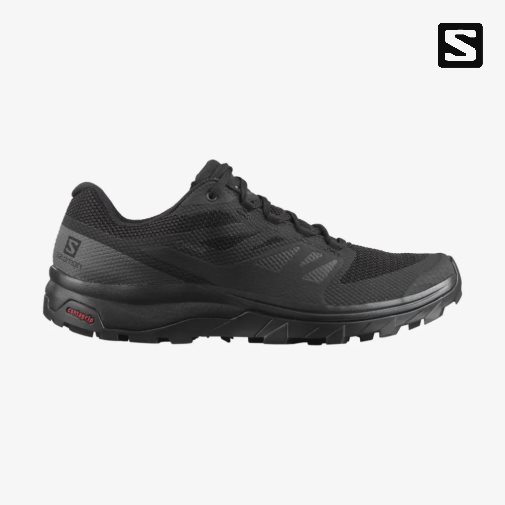 Black Salomon Outline GTX Men's Hiking Shoes | IE ZE4537